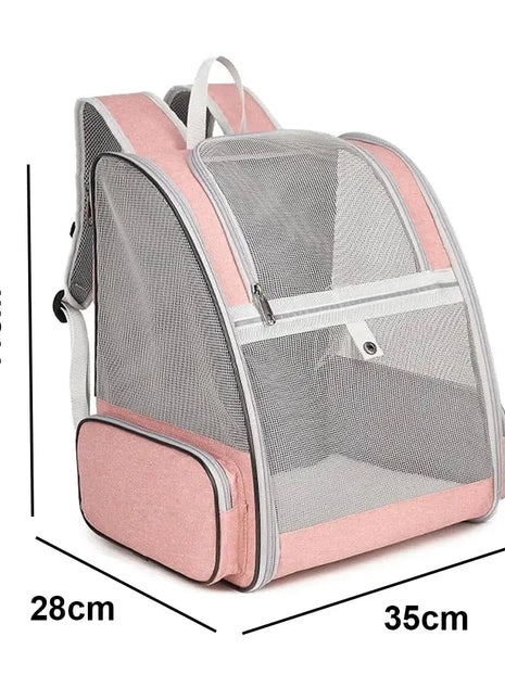 35*28*41cm Pet Cat Bag Breathable Canvas Portable Cat Backpack Outdoor Travel Transport Bag For Cats And Puppy Carrying Bags Dropshipman