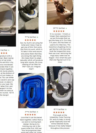 Best Plastic Cat Toilet Training Kit Reusable Puppy Cat Litter Mat Cat Toilet Trainer Toilet Pets Cleaning Cats Training Product BRAVO STORE Store