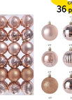 36Pcs Rose Gold / 3cm