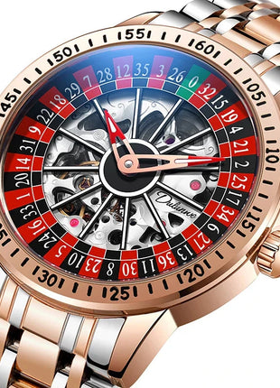 Gambling plate dial Luxury Brand Waterproof Mechanical Watches for Mens Fashion Automatic Skeleton Wristwatch Reloj Hombre LIGE Global No. 2 Store