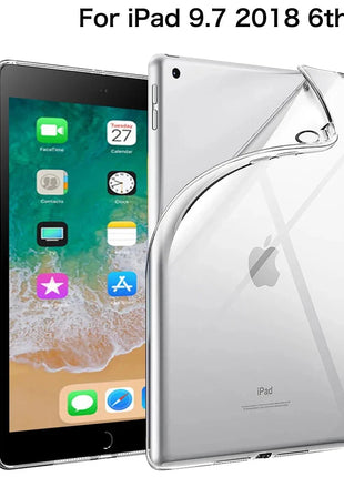 For iPad 10th 10.9 2022 7 8 9th Gen 10.2 Air 5 6 13 Case TPU Silicon Transparent Cover For iPad Pro 9.7 10.5 11 13 Mini 3 4 5 6 DUNNO Official Store