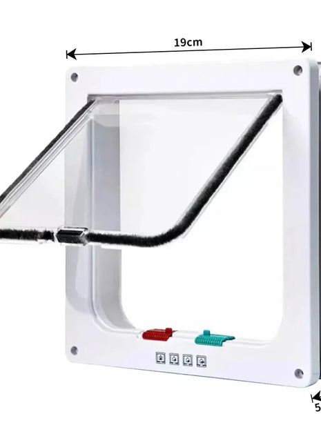 4-Way Locking Pet Door Xiaolaixi Store