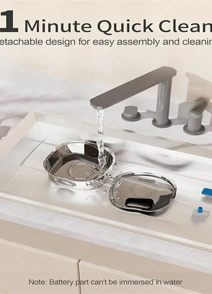 3.2L 5V USB  Recharge Cat Water Fountain Automatic Sensor Stainless Steel Cat Dog Water Fountain Multiple Pet Drinking Bowls Dropshipman