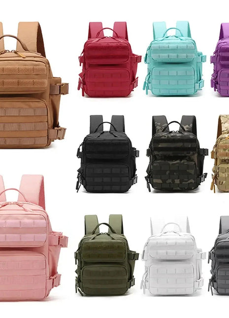 9L Tactical Molle Backpack Mini Bug Out Bag EDC Camping Hiking Rucksack Unisex Stone's Store