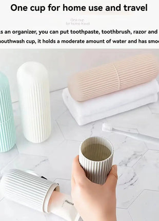 Portable Toothpaste Toothbrush Protect Holder Case Travel Camping Storage Box Protect Toothbrush Toothpaste from Dirt and Damage LoveLife Home Living Store