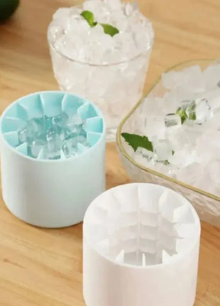 Silicone Ice Cube Mold Round Ice Bucket Summer Homemade DIY Refrigerator Freeze Ice Maker Creative Ice Cube Mold Barware Tools Stone's Store