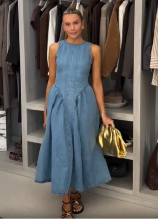 Fashion Solid Long Denim Vestidos Women Sleeveless OffShoulder Lace Up Backless Square Neck Jeans Dresses 2025 Chic Street Wear PfotenSpaß