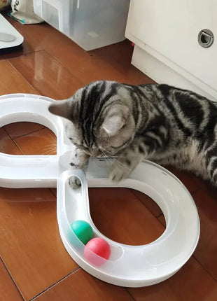 Household Cat Toy Turntable Cat Teasing Set Small Cat Tunnel Sports Stick Supplies Practice Focus Meet Nature Pet turntable Dropshipman