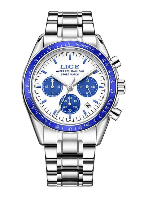 Gambling plate dial Luxury Brand Waterproof Mechanical Watches for Mens Fashion Automatic Skeleton Wristwatch Reloj Hombre LIGE Global No. 2 Store