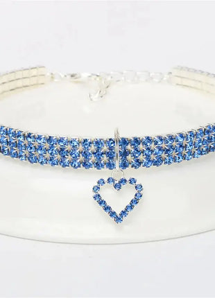 Rhinestone Pet Necklace for Dog & Cats Rvlero PET Store
