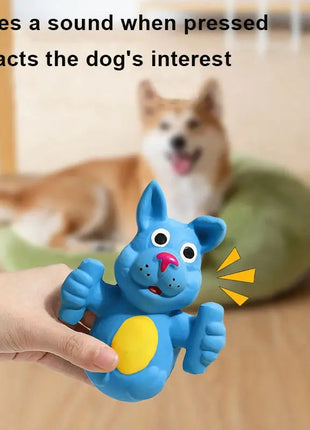 Dog Chew Toy Latex Dog Cow Shape Pet Squeaky Toys For Small Medium Large Dogs Teeth Cleaning Dog Puppy Sound Toy Pet Supplies Dropshipman