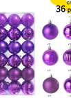 36Pcs Purple / 3cm