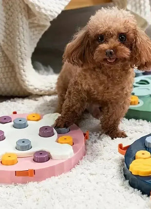 Cat Dog Puzzle Slow Food Toys Increase Puppy IQ Consuming Energy Feeder Cats Dogs Slow Food Bowl Training Game Pet Supplies Dropshipman