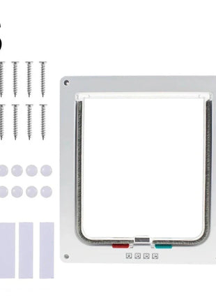 4-Way Locking Pet Door Xiaolaixi Store