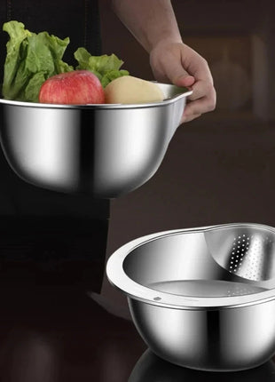 Rice Washer Strainer Bowl Stainless SteelRice Washing Bowl Rice Sieve Colander Fruit And Vegetable Strainer Kitchen Tools Shop1103843504 Store