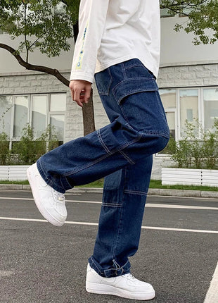 Loose Fit Cargo Jeans 1251 Store