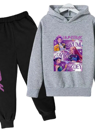 Kids Kpop Demon Hunters Hoodie & Jogger Set Shop1103677024 Store