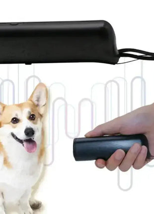 Double Ultrasonic Pet Dog Repeller Anti Barking Stop Bark Training Device High Power Dog Training Repellents Without Battery Pet Dropshipman