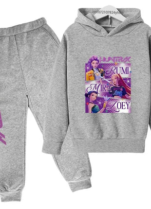 Kids Kpop Demon Hunters Hoodie & Jogger Set Shop1103677024 Store