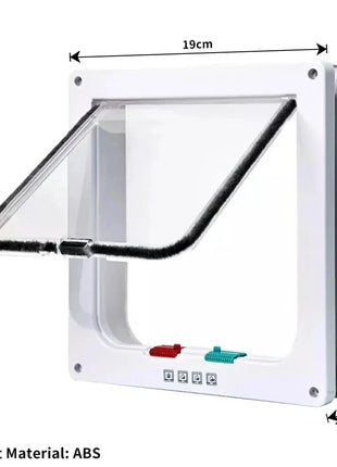 4-Way Locking Pet Door Xiaolaixi Store