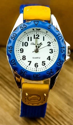 Boys Girls Quartz Watch Kids Childrens Fabric Strap Student Wristwatch Sinnifer Store Store