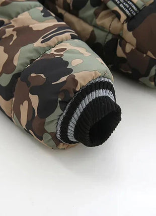 2025 Winter Children Warm Clothing Boys Down Jacket Baby Polyester Fiber Hooded Coat Thicken Outerwear Kids Solid Color Parka Shop1103725985 Store