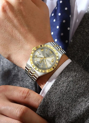 POEDAGAR Classic Lux® – Men’s Stainless Steel Watch POEDAGAR Watch Store