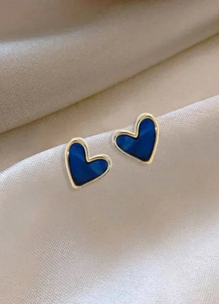 Vintage Resin Blue Earrings Rainbow Girl Jewelry Store