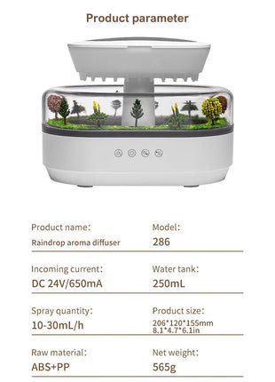 Rain Cloud Cool Mist Humidifier DAQI Beautylife Store