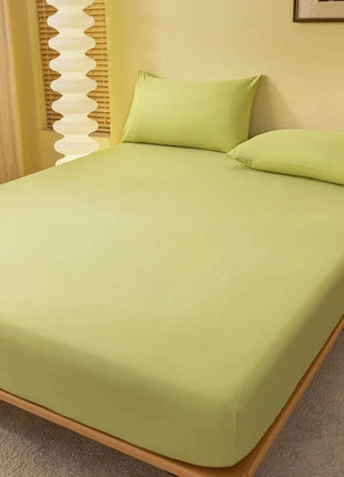 1 Piece Solid Color Matte Bed Sheet – Soft Bedding Cover (Excluding Pillowcases) Shop1103725833 Store
