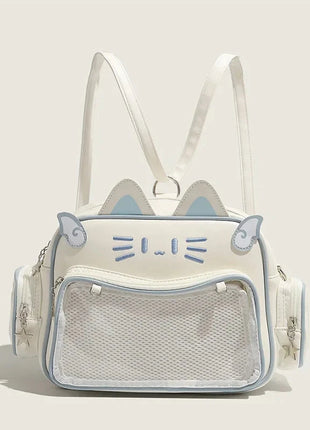 Kawaii Cat Ita Bag – Transparent Pocket Backpack Shop1103477352 Store