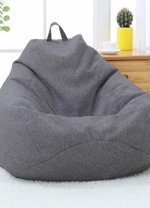 Large Bean Bag Lazy Seat Chair Sofa Cover Couch Soft Fluffy Breathable Adult Child Tatami Living Room Decorative Outdoor