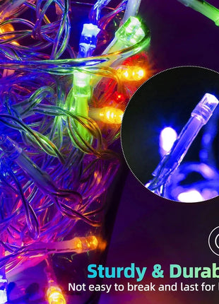 NEW 162/96LED Solar Icicle Outdoor Christmas Lights 8 Modes Waterproof Fairy Lights for Home Party Halloween Holiday Decoration OSIDEN Lighting Store
