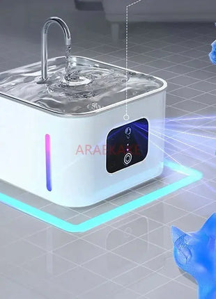 Cat automatic water dispenser, pet dog feeding water dispenser, flowing water dispenser, automatic circulation, non plug in water Dropshipman