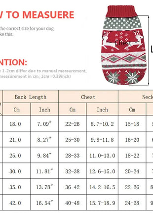 Cute Pet Dog Sweater for Small Dogs Winter Warm Puppy Cat Clothes Dachshund Pullover Mascotas Costume Clothing roupa cachorro Dropshipman