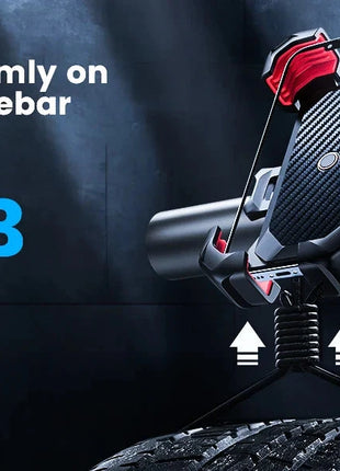 Joyroom 360° Universal Bike Phone Holder for 4.7–7" Phones, Shockproof GPS Mount Stone's Store