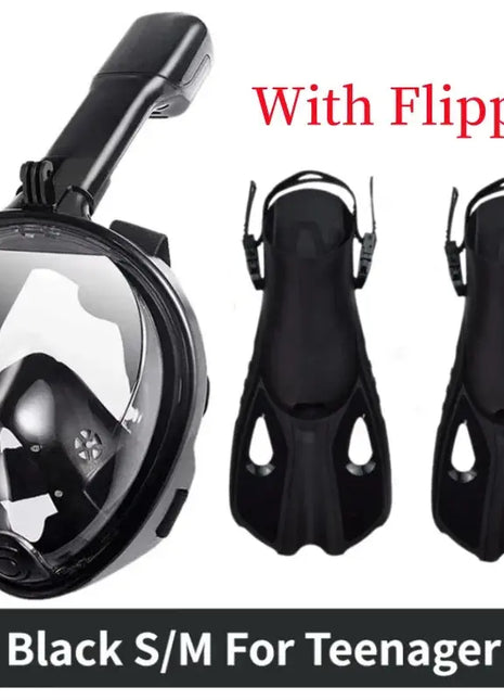 Full Face Anti-Fog Diving Mask for Adults and Kids XIAOTERR Store
