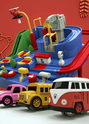 Car Train Track Sets Racing Rail Model Educational Toys Children Adventure Game Mechanical Interactive Animals Space Rocket Toy Shop1102598172 Store