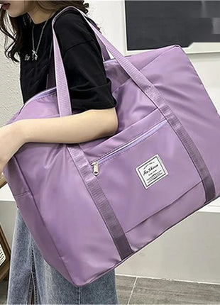 Folding Travel Bags Large Capacity Waterproof Luggage Tote Handbag Travel Duffle Bag Gym Yoga Storage Shoulder Bag For Women