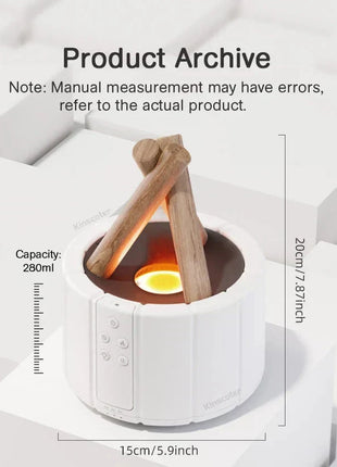 Simulated Flame Aromatherapy Diffuser – Relaxing & Stylish Shop1104998585 Store
