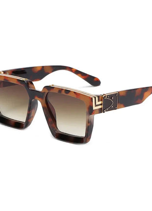 SHAUNA Retro Square Sunglasses 😎 UV400 Candy Colors & Silver Mirror SHAUNA Official Store