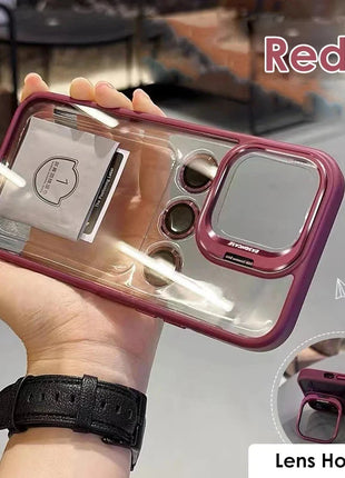 Camera Stand Cases with Lens Protection For iPhone 15 Pro Max (with Free Camera Lens) Shop1104115021 Store