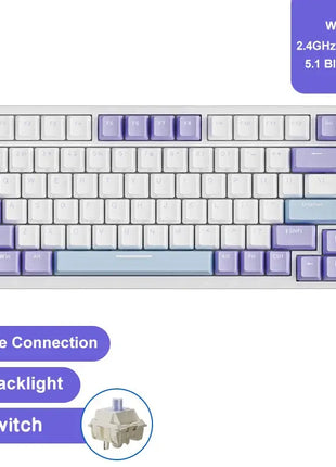 Ajazz AK820 Pro Gaming Mechanical Keyboard Stone's Store