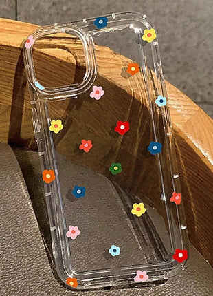 Small Flower Stars Soft Case For iPhone 16 14 13 11 15 Pro Max 12 Mini XS XR X 8 7 Plus SE 2022 13Pro Anti-drop Airbag Cover Shop1103599856 Store