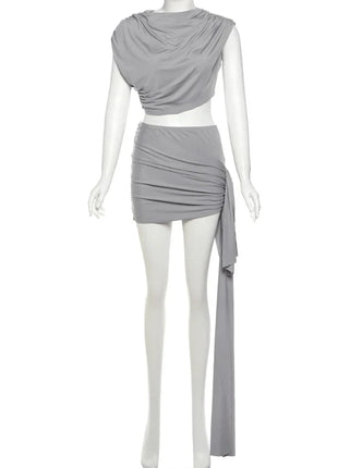 Fallen Like A Stone Skirt Set WEIRD PUSS Official Store