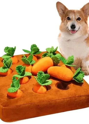 Carrot Snuffle Mat for Dogs Cats Puzzle Toy with Carrots for Small Medium Large Interactive Pet Stress Relief Dogs Chew Toys Dropshipman