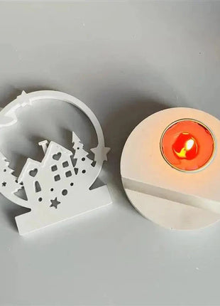 Christmas Tree House Silicone Molds Rose Fish Shape Gypsum Concrete Building Casting Aromatherapy Resin Crafts Home Decor Mold Shop3218122 Store