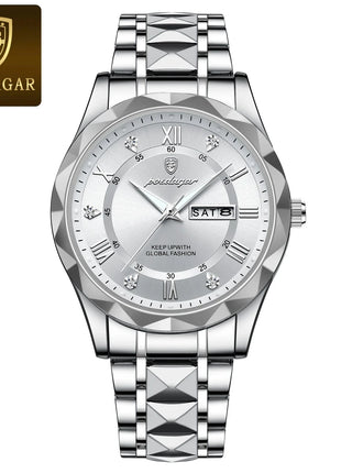 ⌚Waterproof Man Wristwatch With Luminous💎 POEDAGAR Brand Watches Store
