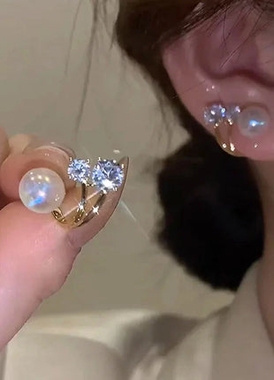 Luxury Claw Ear Rake Zircon Earrings for Women ZX Jewellery Store