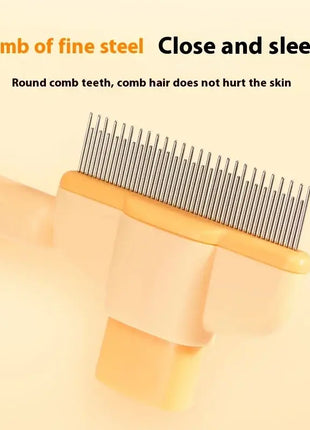 Dog Hair Remover Brush Cat Dog Hair Grooming And Care Comb For Long Hair Dog Pet Removes Hairs Cleaning Bath Brush Dog Supplies Dropshipman